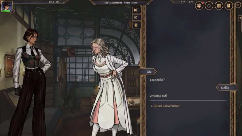 Aether & Iron dialogue