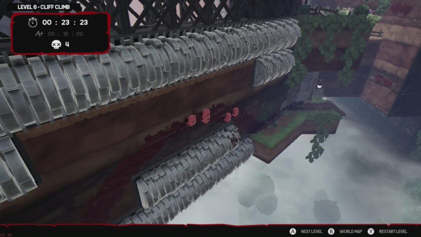 Super Meat Boy 3D replay