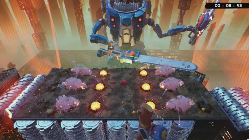 Super Meat Boy 3D boss fight