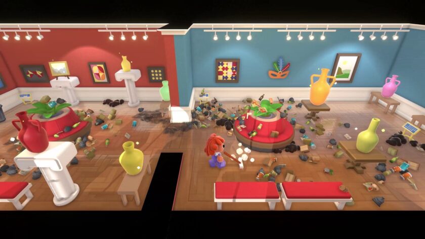 Screenshot for the video game Cleaning Up!, published on LadiesGamers.com