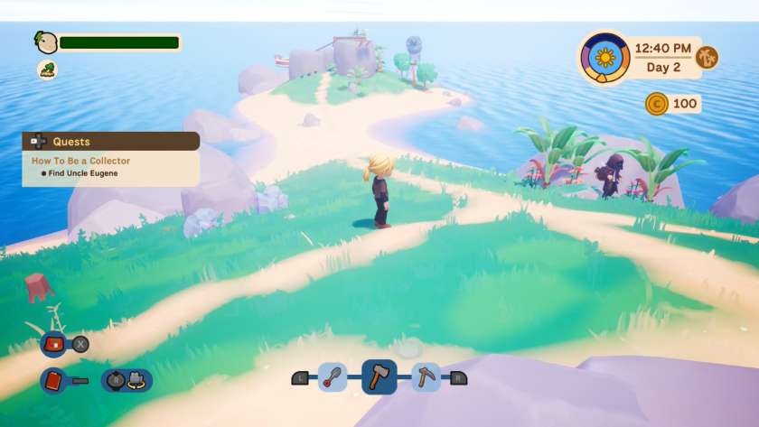 Uncle Eugene wearing a dark cloak, hiding in the bushes. Published on LadiesGamers