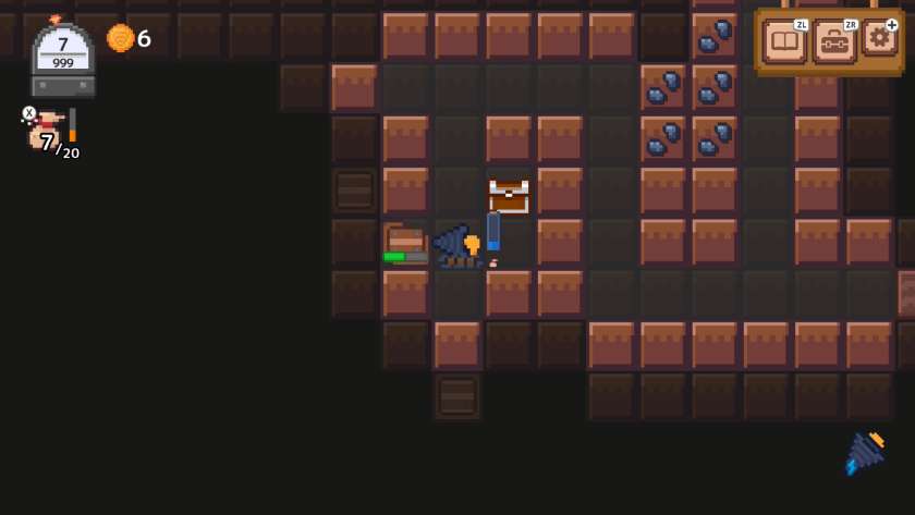 My drilling machine digging through the levels. Published on LadiesGamers