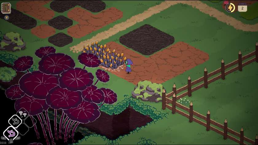 A farm scene in Slumbering Woods