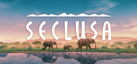 Seclusa title with elephants walking in the background. Published on LadiesGamers