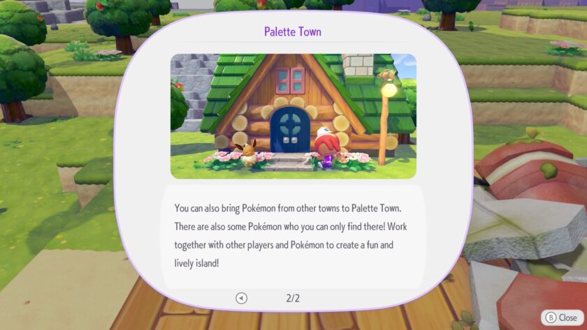Screenshot for the video game Pokemon Pokopia, published on LadiesGamers.com
