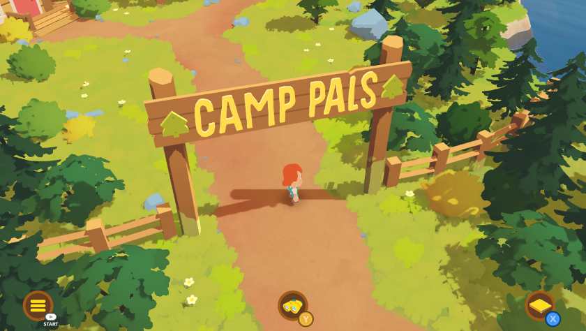 A sign for Camp Pals in Find Your Words Fun Games That Won't Break The Bank