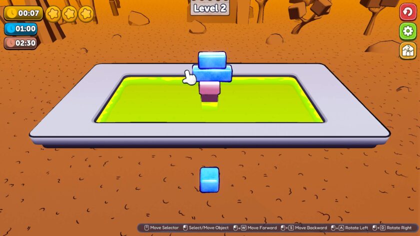 Pure Balance: Equilibrium stacking blocks