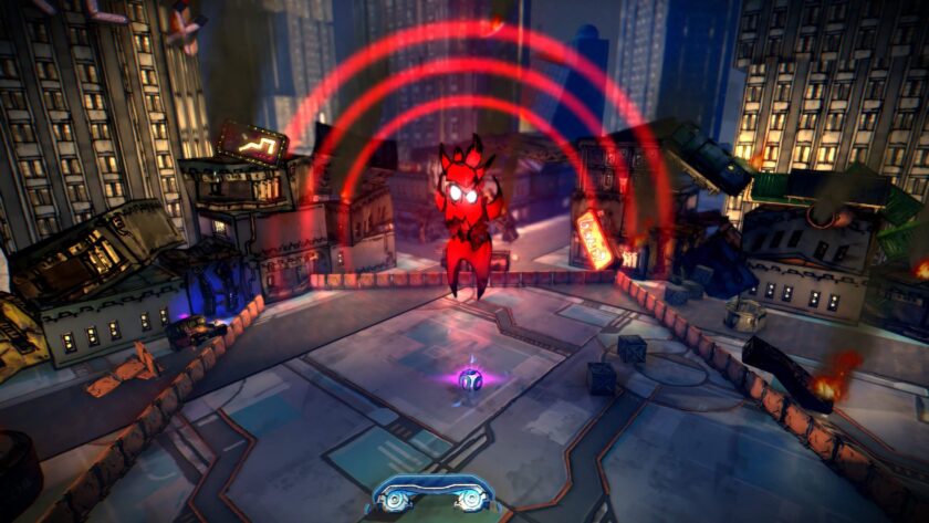 Caromble! boss fight