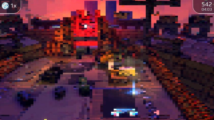 Caromble! pixilation power