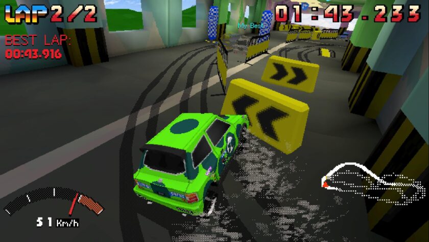 Parking Garage Rally Circuit crashing