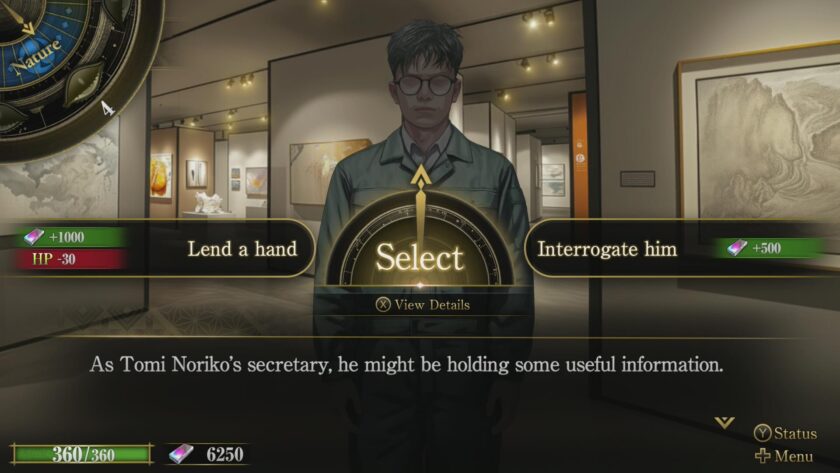 Kazuma Kaneko’s Tsukuyomi making a choice