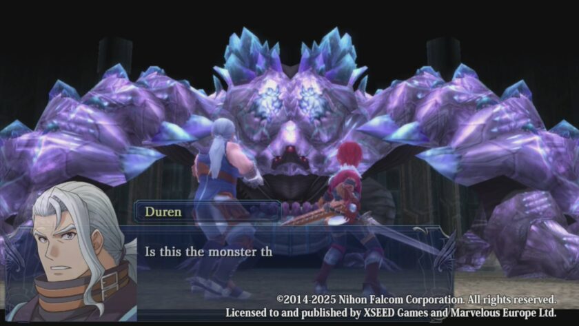 Ys Memorie: Revelations in Celceta boss fight