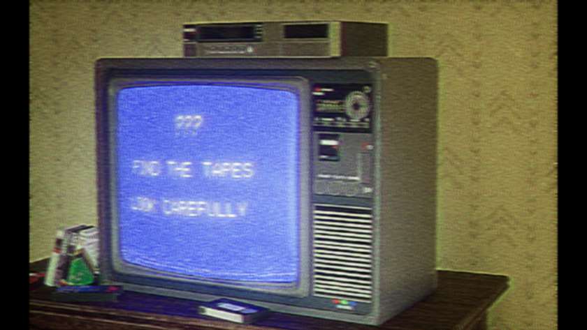 An old TV in Back*Space