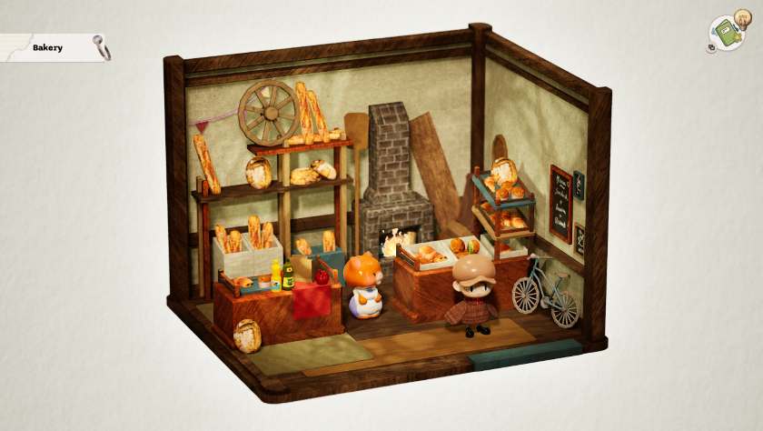 The inside of a bakery in Ambroise Niflette & the Gleaned Bell