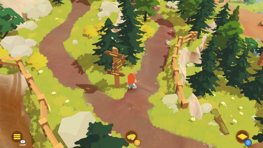 A signpost on a trail in Find Your Words Fun Games That Won't Break The Bank