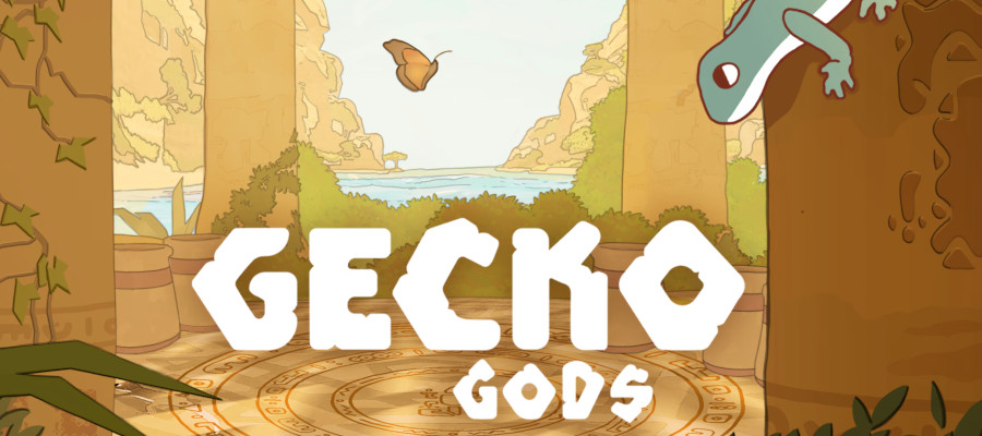 Gecko Gods key art and logo