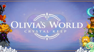 Oliva's World: Crystal Keep key art and logo