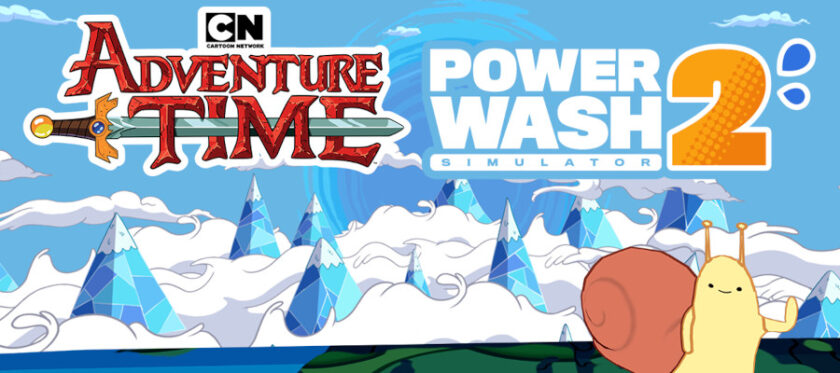 Powerwash Simulator 2: Adventure Time Pack DLC logo and key art. Published on LadiesGamers