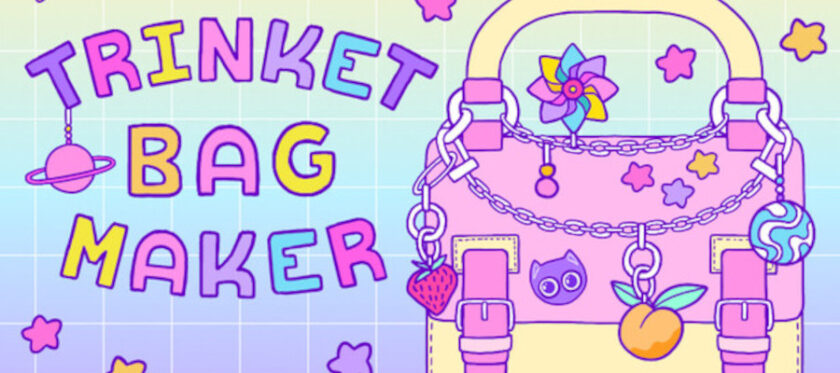 Trinket Bag Maker key art and logo. Published on LadiesGamers