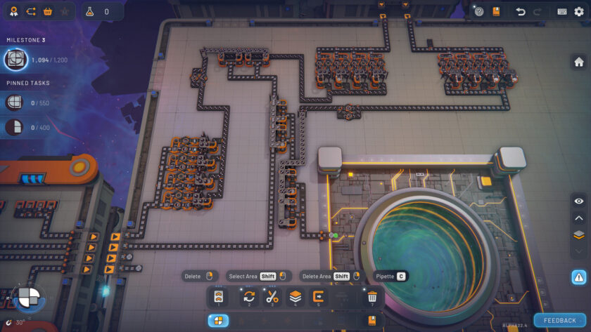 Screenshot for the video game shapez 2 published on LadiesGamers.com