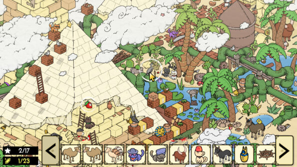 Find Matt's Cats pyramid level