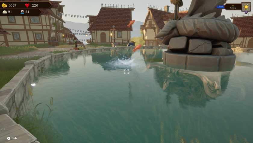 Fish jumping in Rekindled