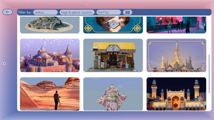 a gallery with different places from around the world
