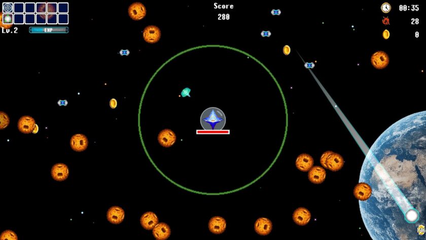 Gravity Shooter asteroids