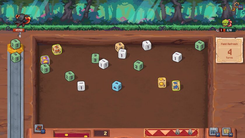 Rune Dice dice board