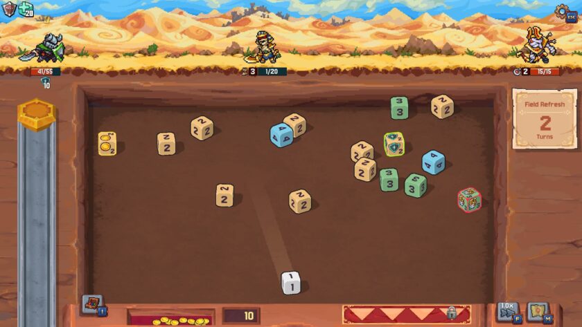 Rune Dice rolling some die