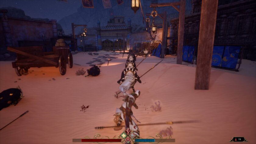 Serpent's Gaze fighting monsters