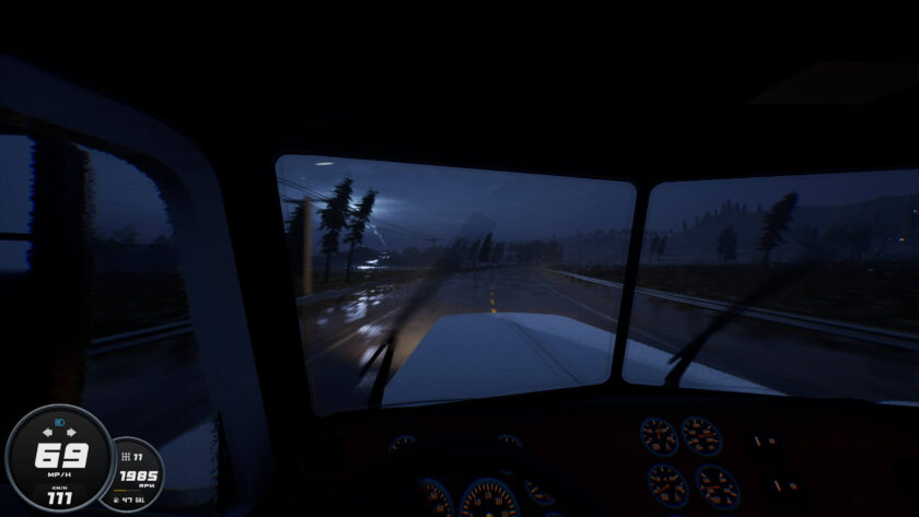 Truck Driver: The American Dream night drive