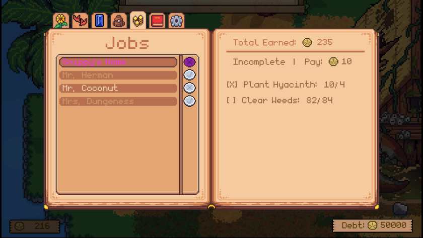 A journal in Crabgrass