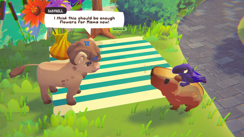 Screenshot for video game Capy Castaway, published on LadiesGamers