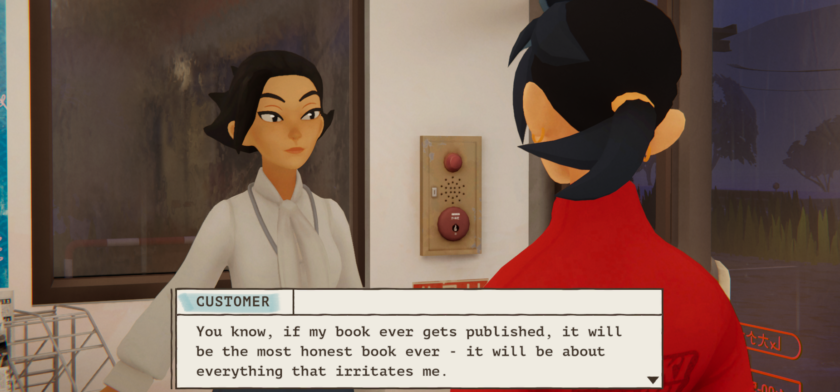 Screenshot for video game InKonbini, published on LadiesGamers