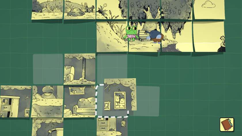 A puzzle from Walk the Frog.