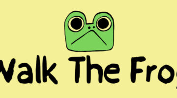 Walk the Frog key art and logo.