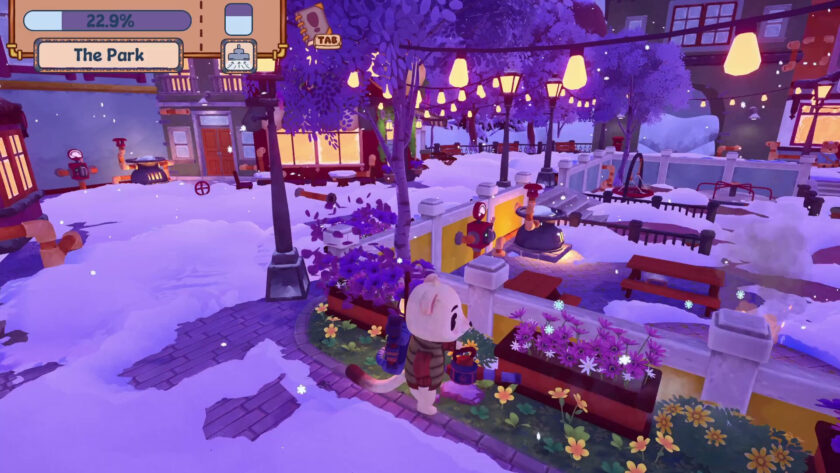 Screenshot for video game Winter Whiskers, published on LadiesGamers