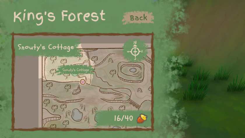 A map in Snouty And The Great Rift