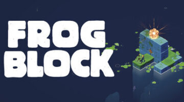 FrogBlock title and level in background