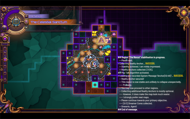 Homgard: travel through the world using a grid based map