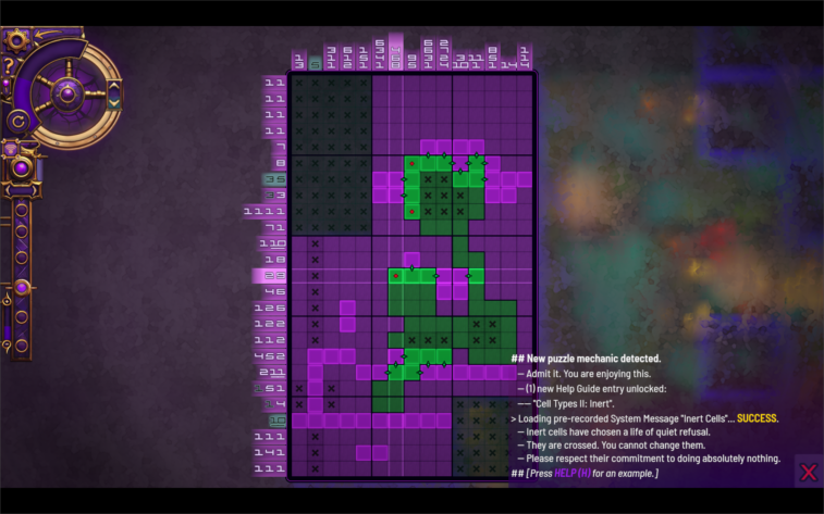 Homgard: a larger 25 by 15 nonogram puzzle