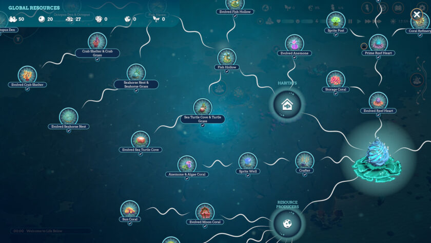 Life Below skill tree