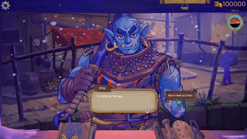 an orc customer