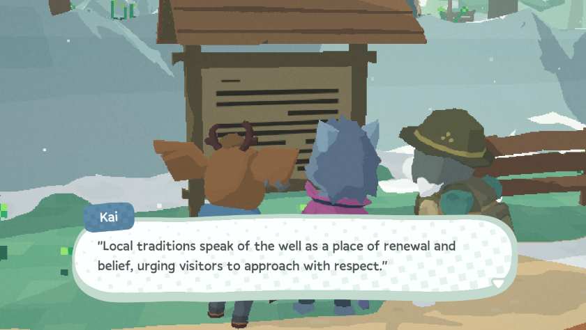 Three friends in The Well's Blessing