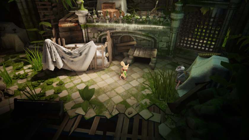 A verdant location in Moss: The Forgotten Relic