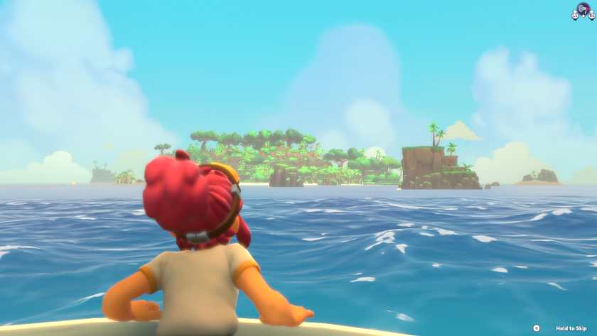 An island in the distance in Lou's Lagoon