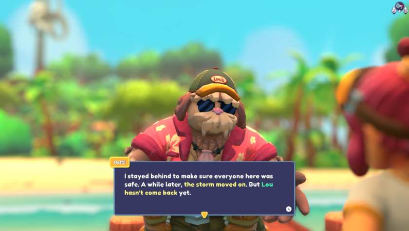 An NPC in Lou's Lagoon