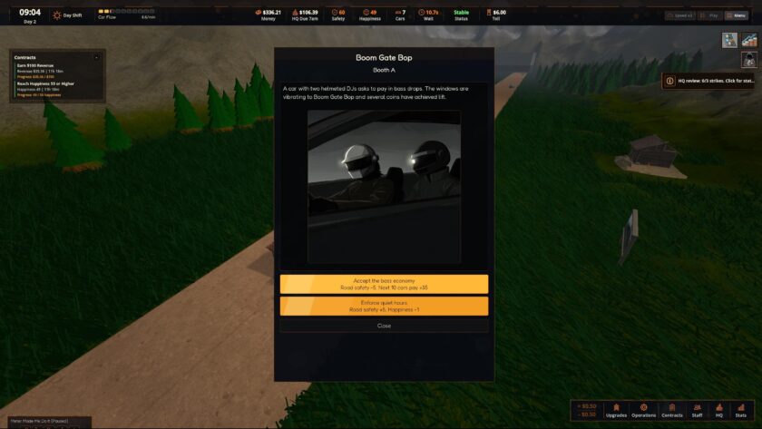 Tollway Tycoon random event
