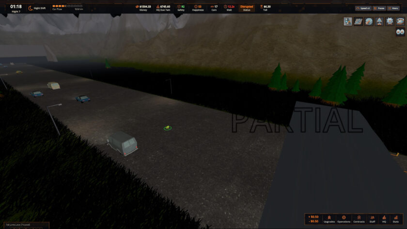 Tollway Tycoon frog in road